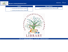 Tablet Screenshot of library.jis.edu.bn